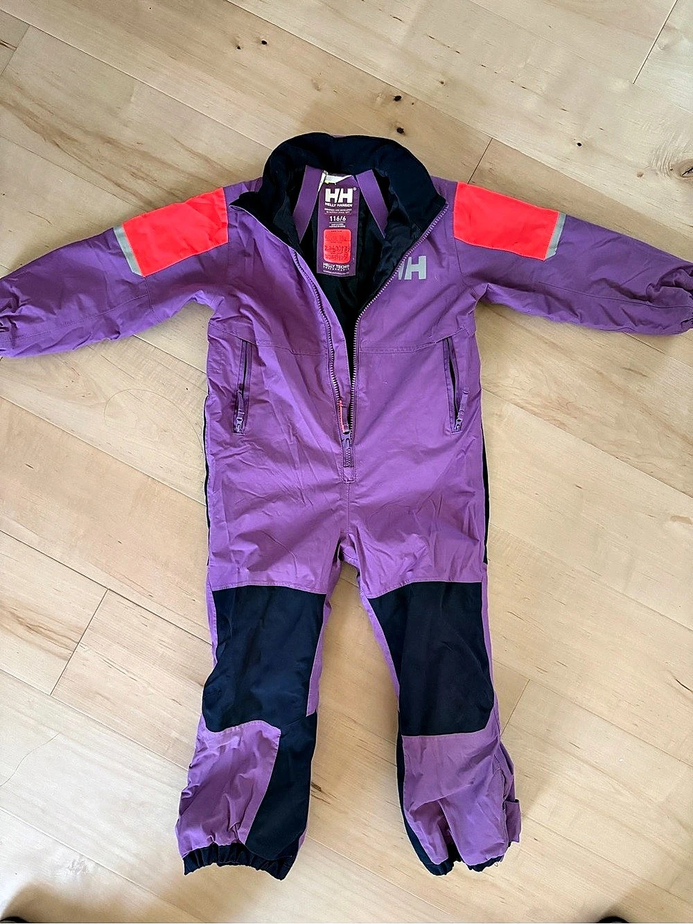 Helly Hansen Kids Rider Insulated Snow Suit Color Block Size 116/6